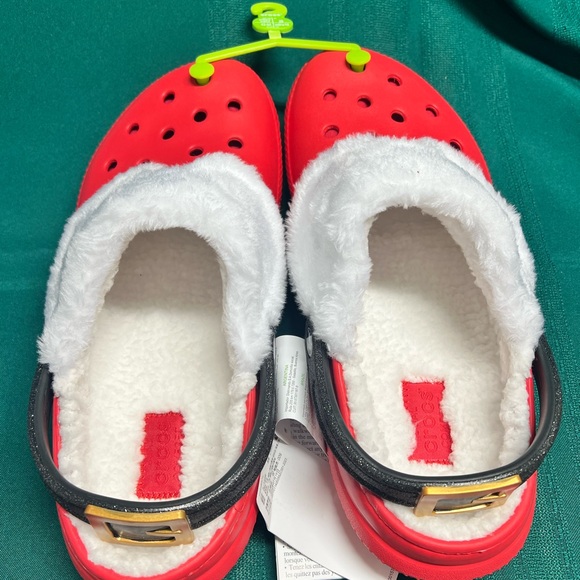 Crocs Santa fleece lined Christmas/Holiday - Picture 4 of 10